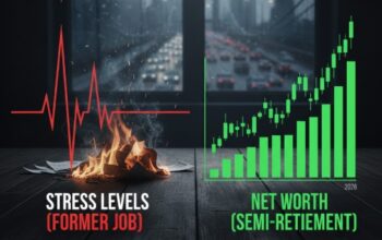 The Sanity Tax. work Stress vs Net worth